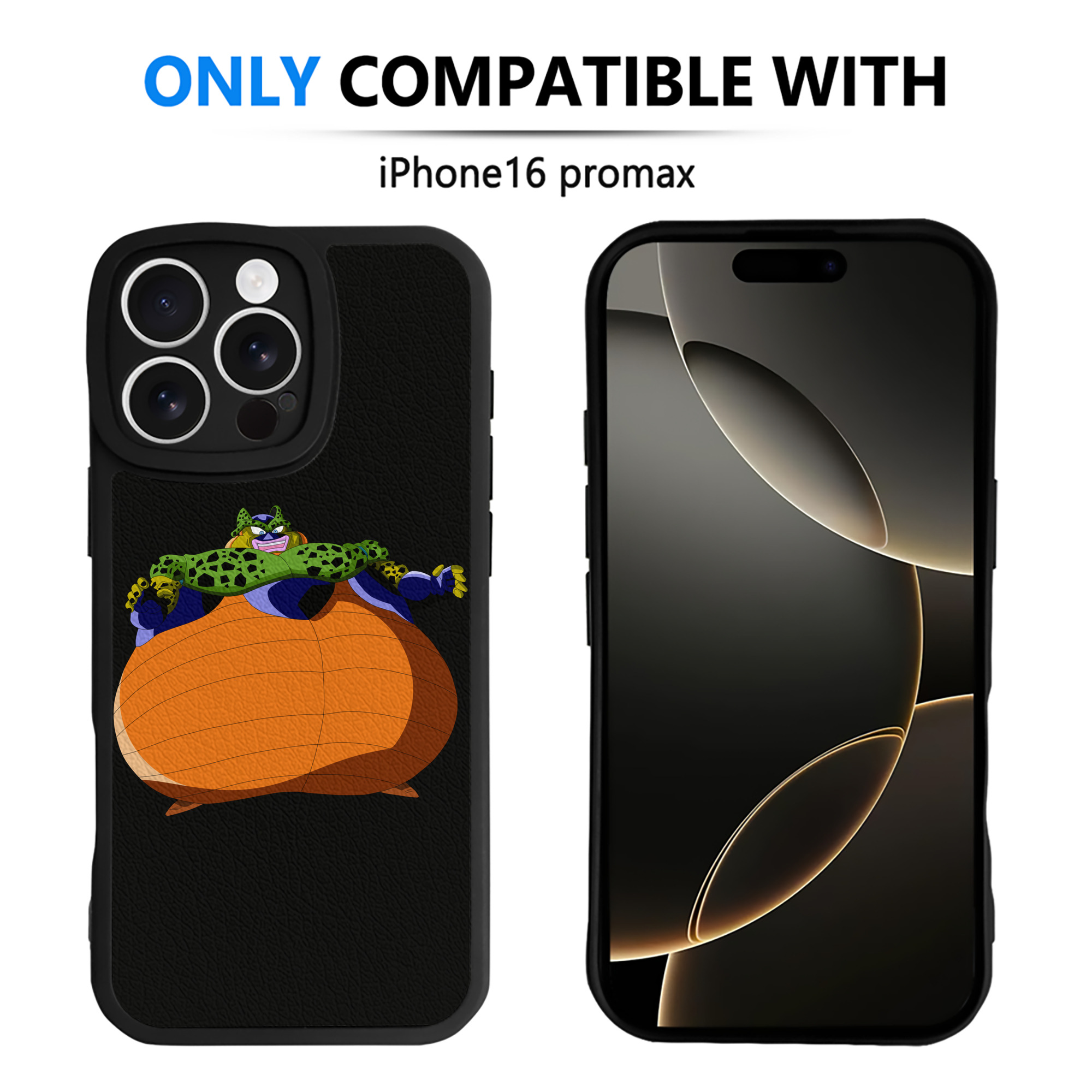 （画像用） ドラゴンボール セル DRAGON BALL Cell 【iPhone 16シリーズ対応】シリコンスマホケース（レザー調） 材質：シリコン